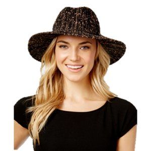 Collection XIIX Pop Slub Packable Panama Hat (Black) Caps, Retail $36.00